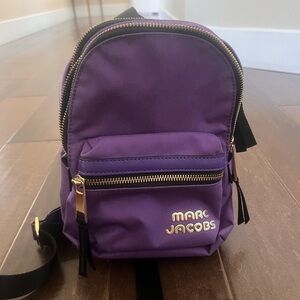 Marc Jacobs Purple Backpack